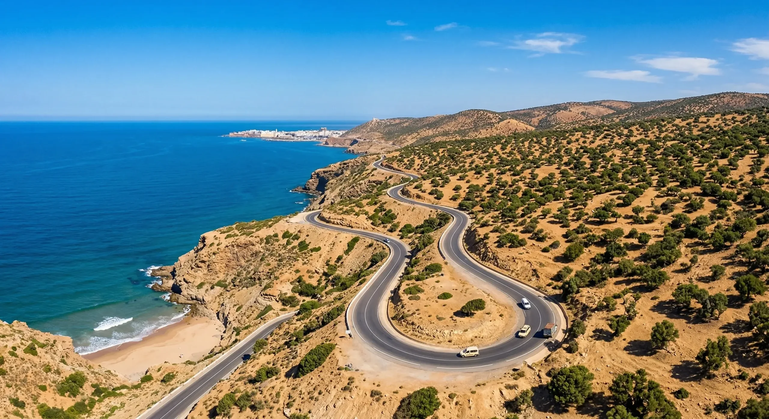 Car hire Agadir road trips, coastal road to Essaouira Morocco